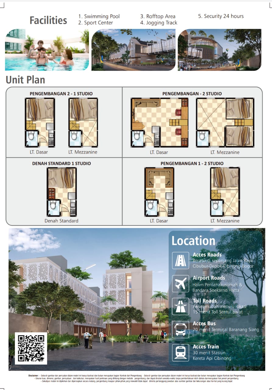 jual apartment di cibinong